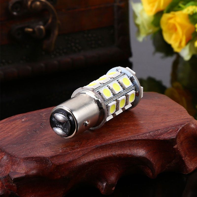 Universal 1157 SMD 5050 Car 12V LED Tail Brake-White Light