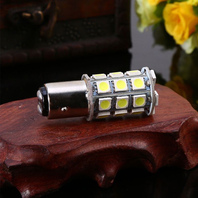 Universal 1157 SMD 5050 Car 12V LED Tail Brake-White Light
