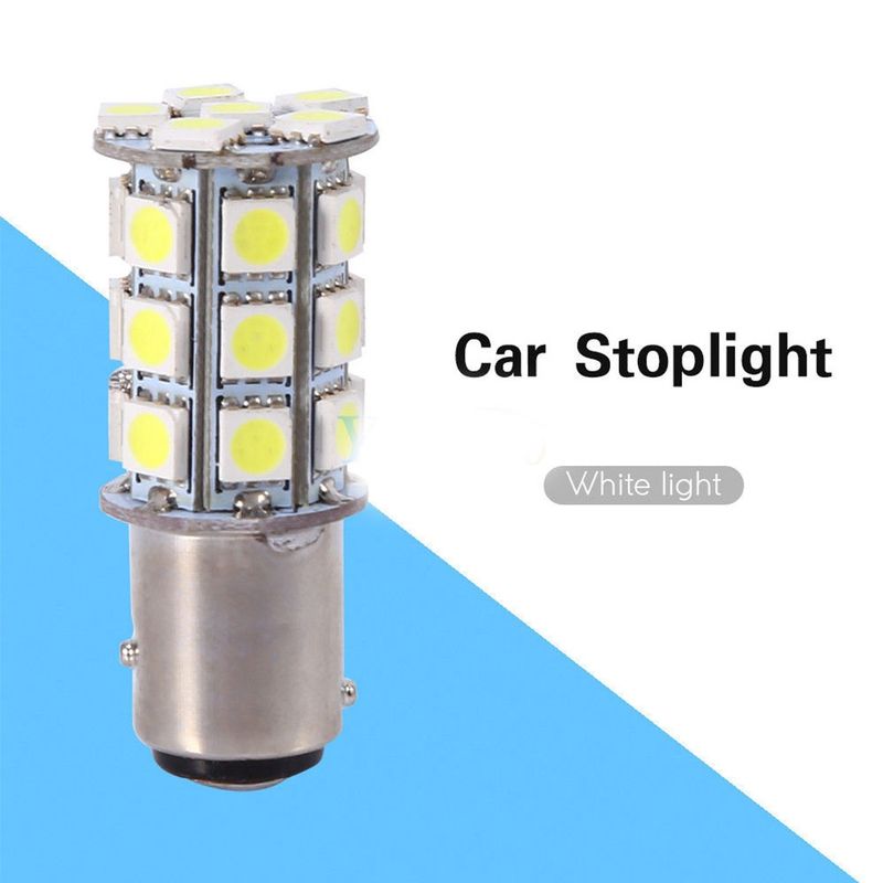 Universal 1157 SMD 5050 Car 12V LED Tail Brake-White Light