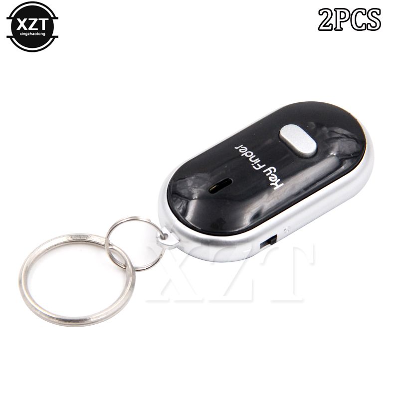 New 4 Colors Mini LED Whistle Key Finder Flashing Beeping