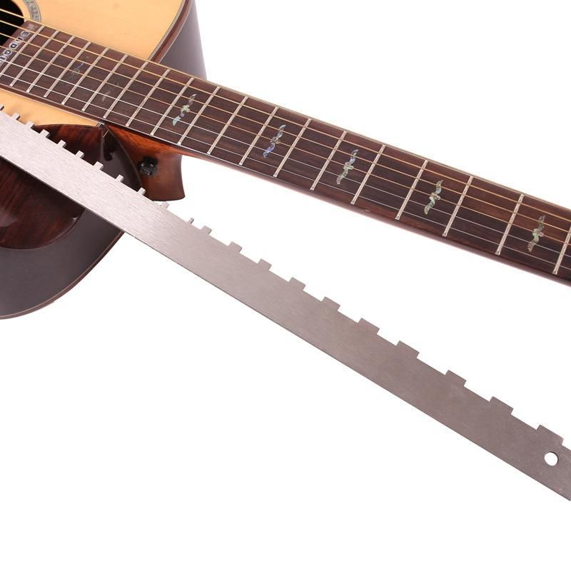 Guitar Neck Notched Straight Edge Luthiers Tool Fret Rocker