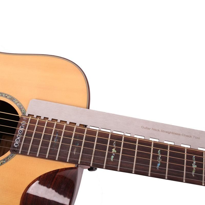 Guitar Neck Notched Straight Edge Luthiers Tool Fret Rocker