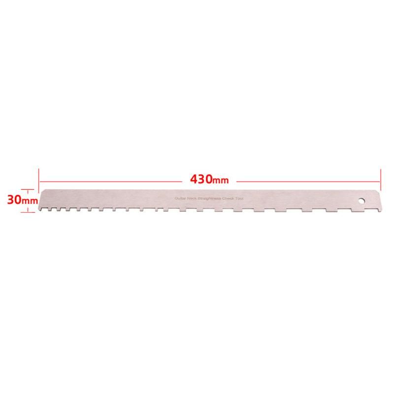 Guitar Neck Notched Straight Edge Luthiers Tool Fret Rocker