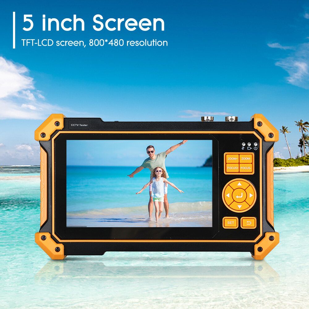 HD-3200C HD Display Monitor CCTV Tester 5 Inch Support UTP