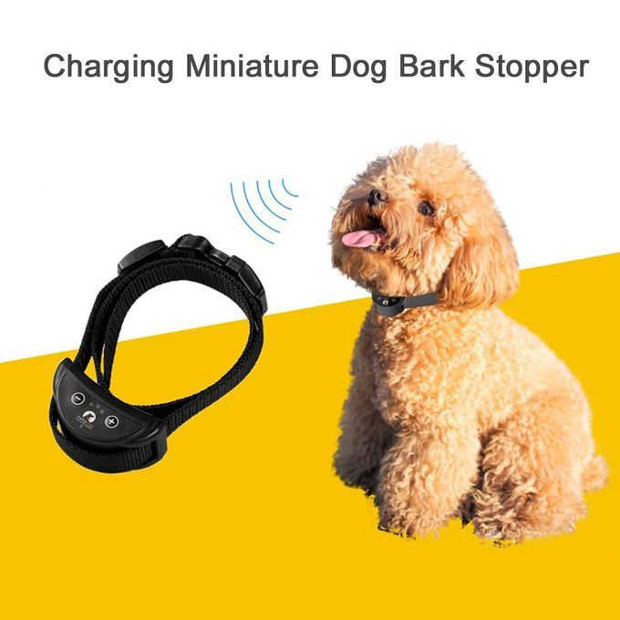 PaiPaitek PD258-S Dog Training Collar Anti-barking USB Trainer Black