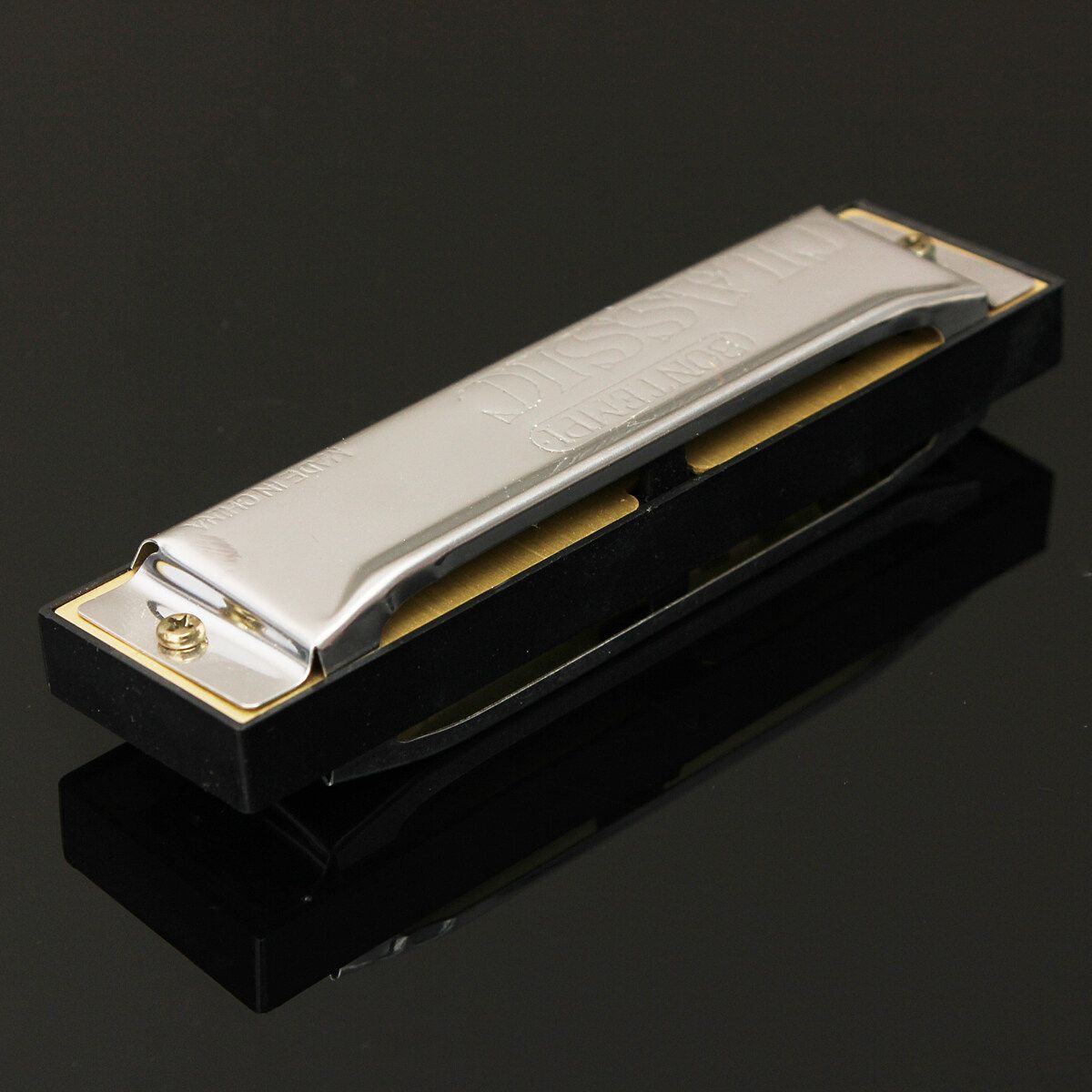 Silver Metal 10 Holes Harmonica Key Mouth Organ Children Gift Toys K5BO
