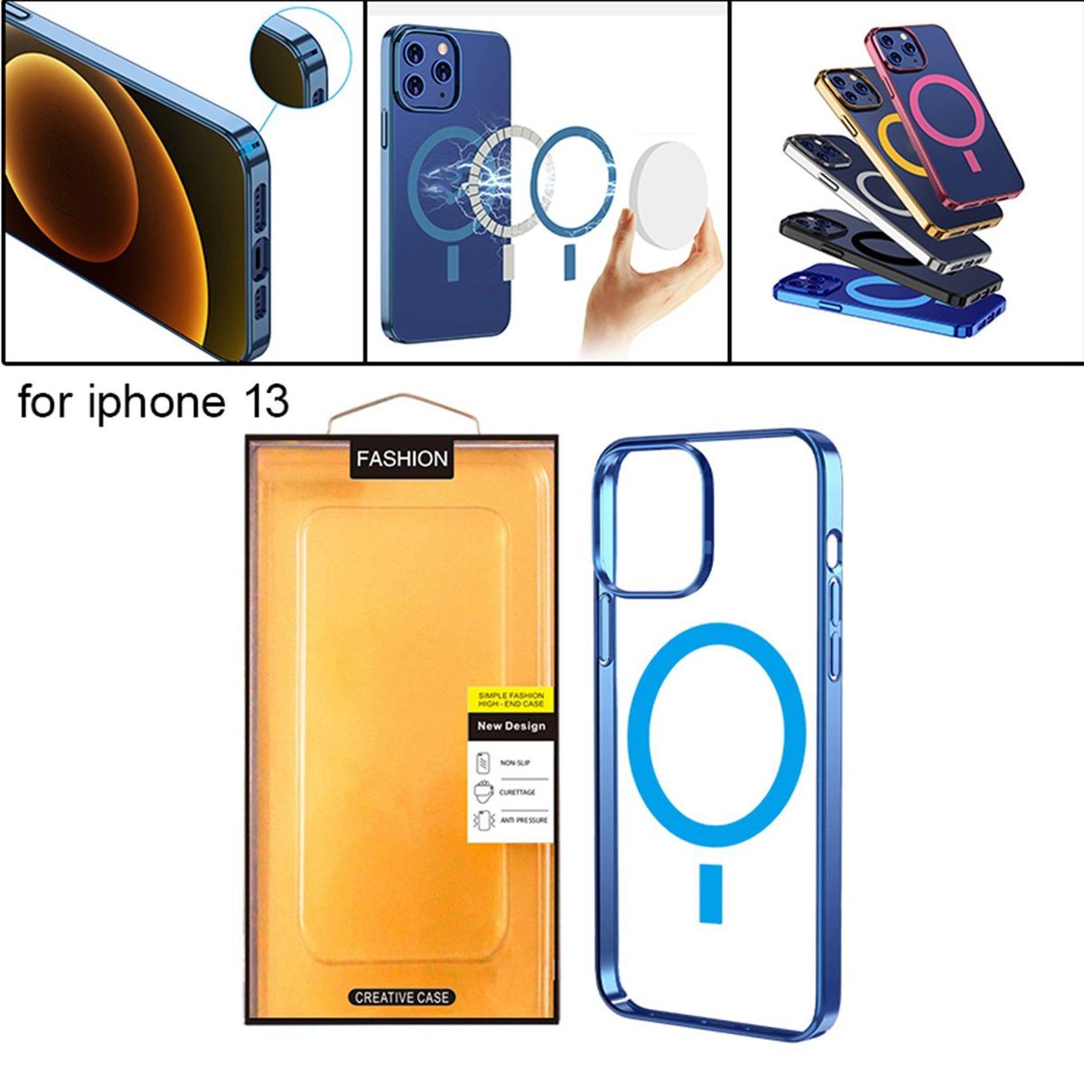 Smart Phone Case Lightweight Support  Cover Blue 13