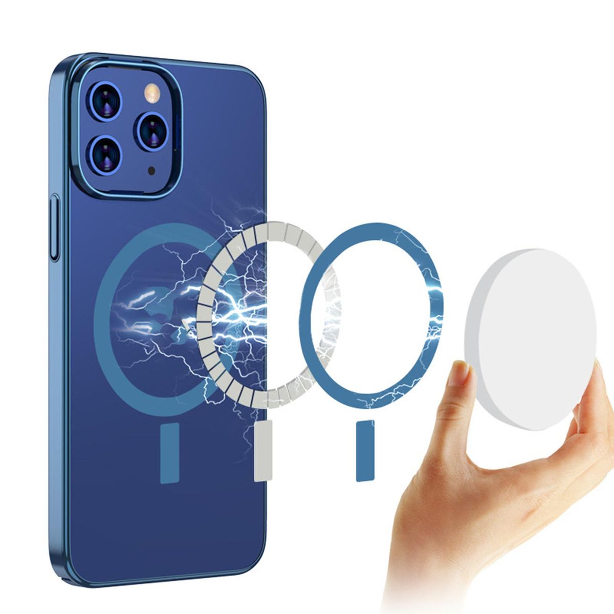 Smart Phone Case Lightweight Support  Cover Blue 13