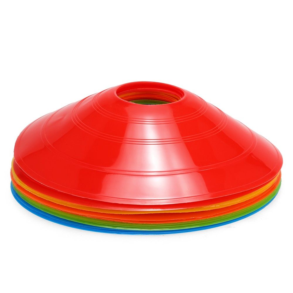 15pcs Agility Disc Cone Set Multi Sport Training Space Cones