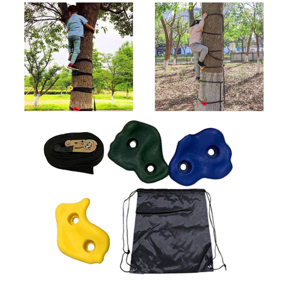 3Pcs Tree Climbing Holds For Kids Climber  Hold