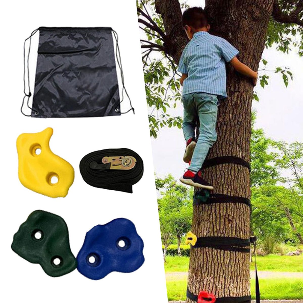 3Pcs Tree Climbing Holds For Kids Climber  Hold