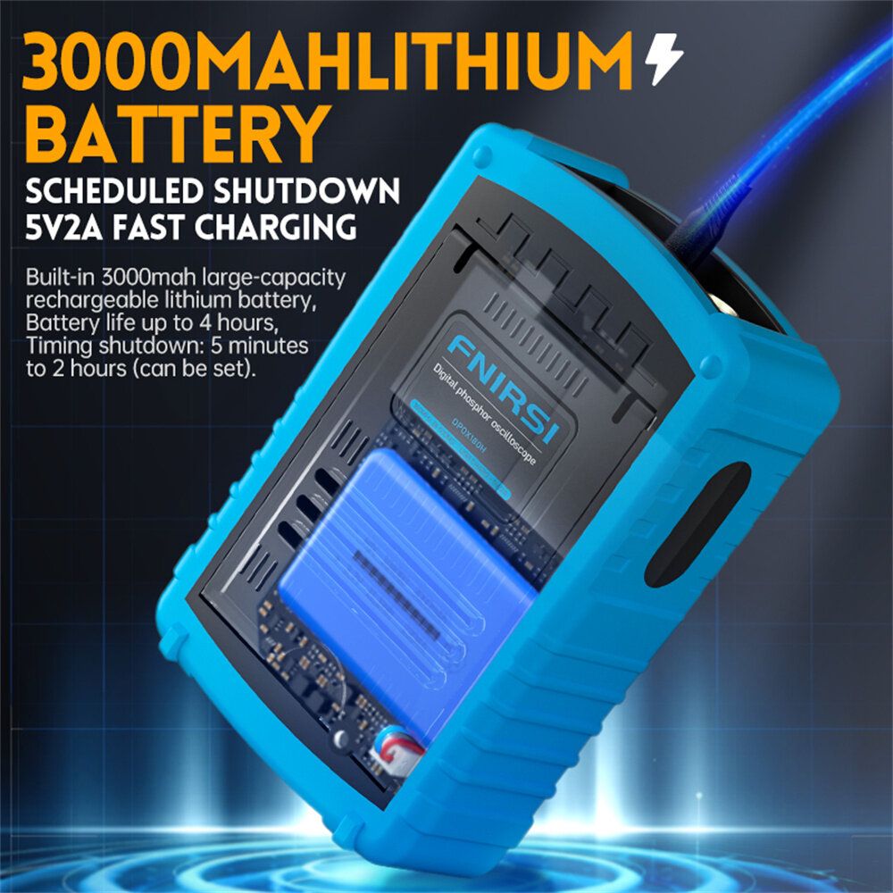 FNIRSI DPOX180H Handheld Phosphor Digital Oscilloscope