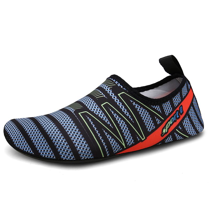 Big Size Water Shoes Beach Diving Yoga Shoes-Dark Blue