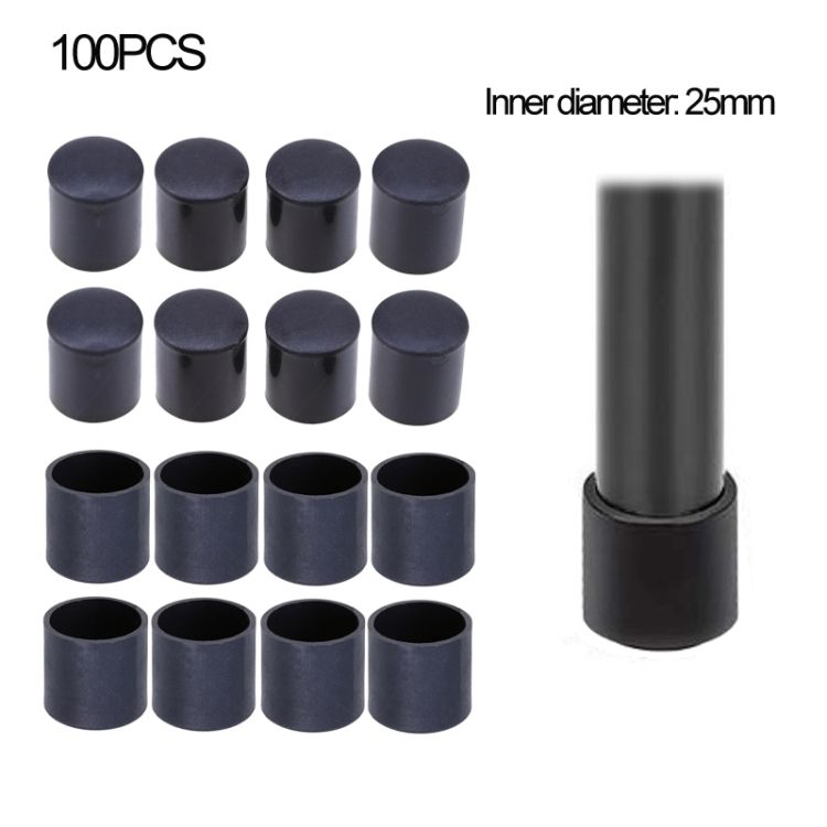 100 PCS Plastic Chair Feet Protectors