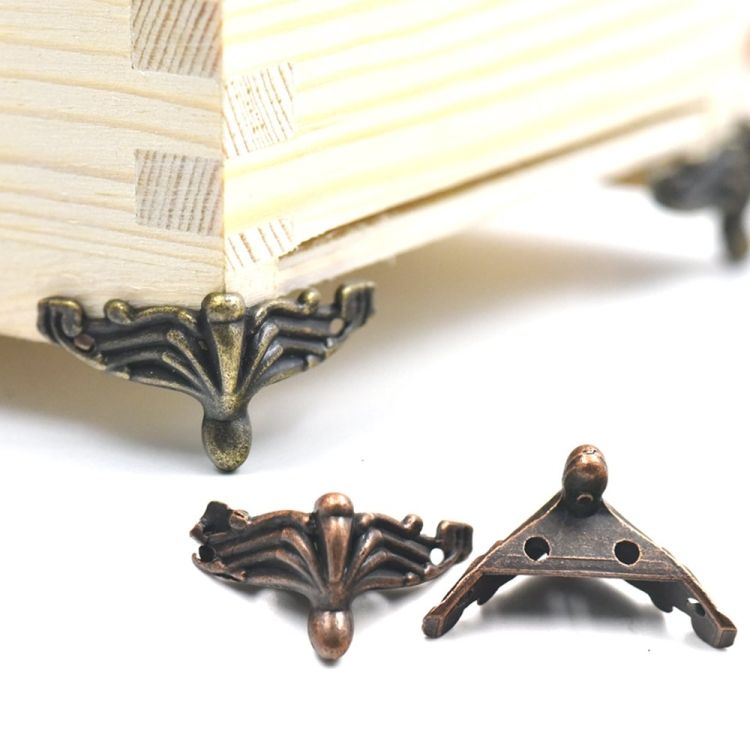 10 PCS Wood Case Decorative Feet Leg Corner Protector