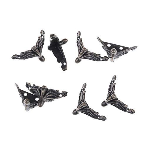 10 PCS Wood Case Decorative Feet Leg Corner Protector