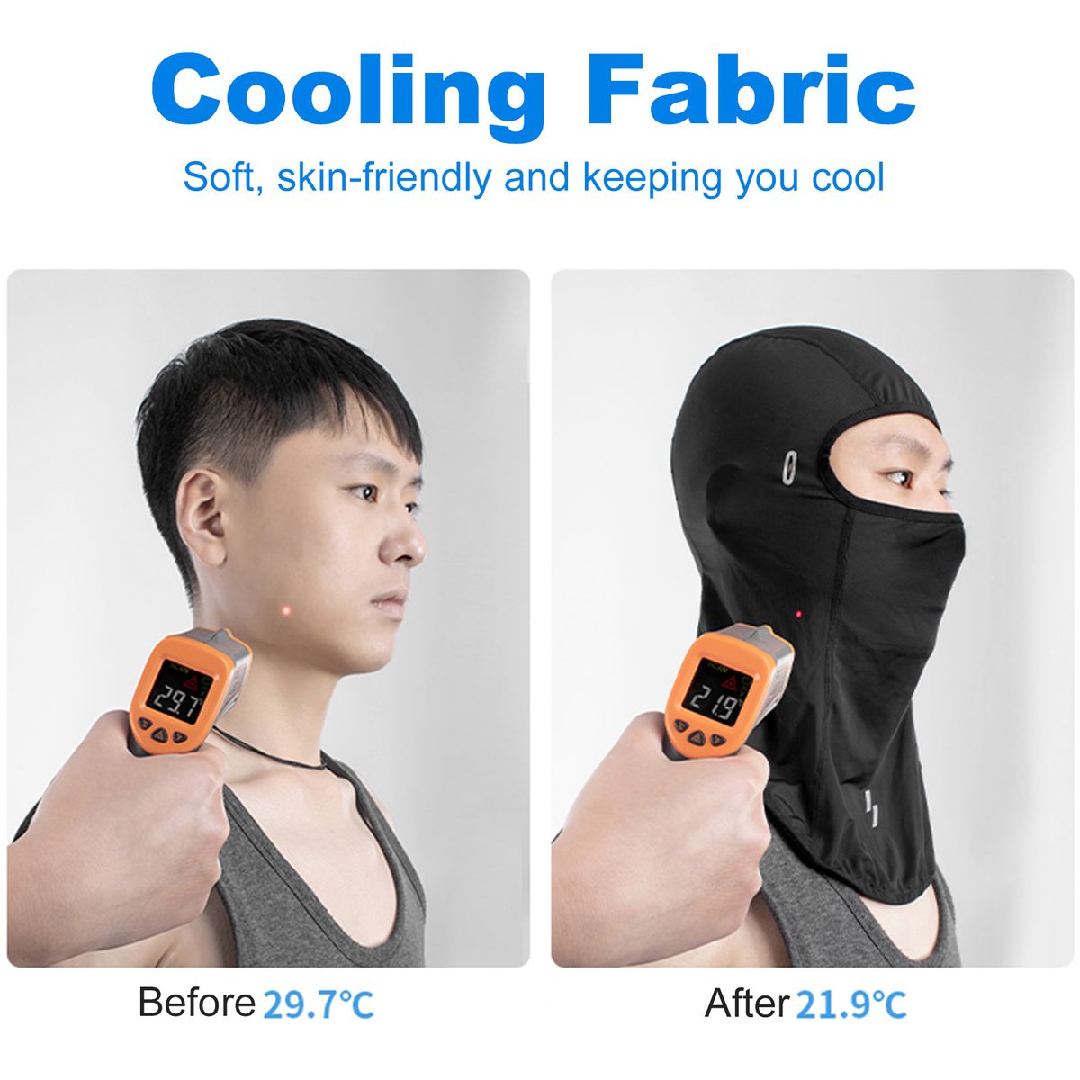 Breathable Balaclava For Men Women UV Protection Dustproof