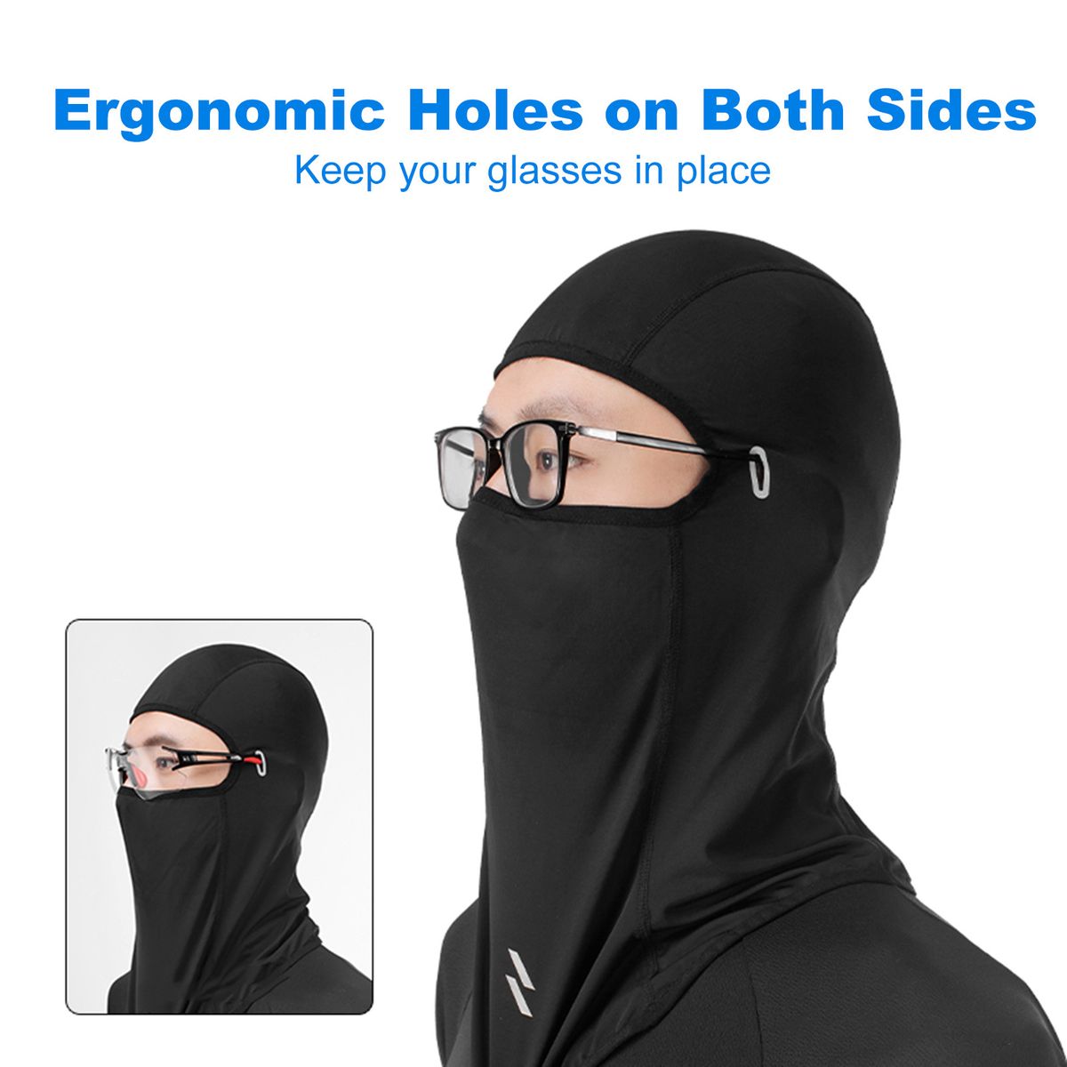 Breathable Balaclava For Men Women UV Protection Dustproof