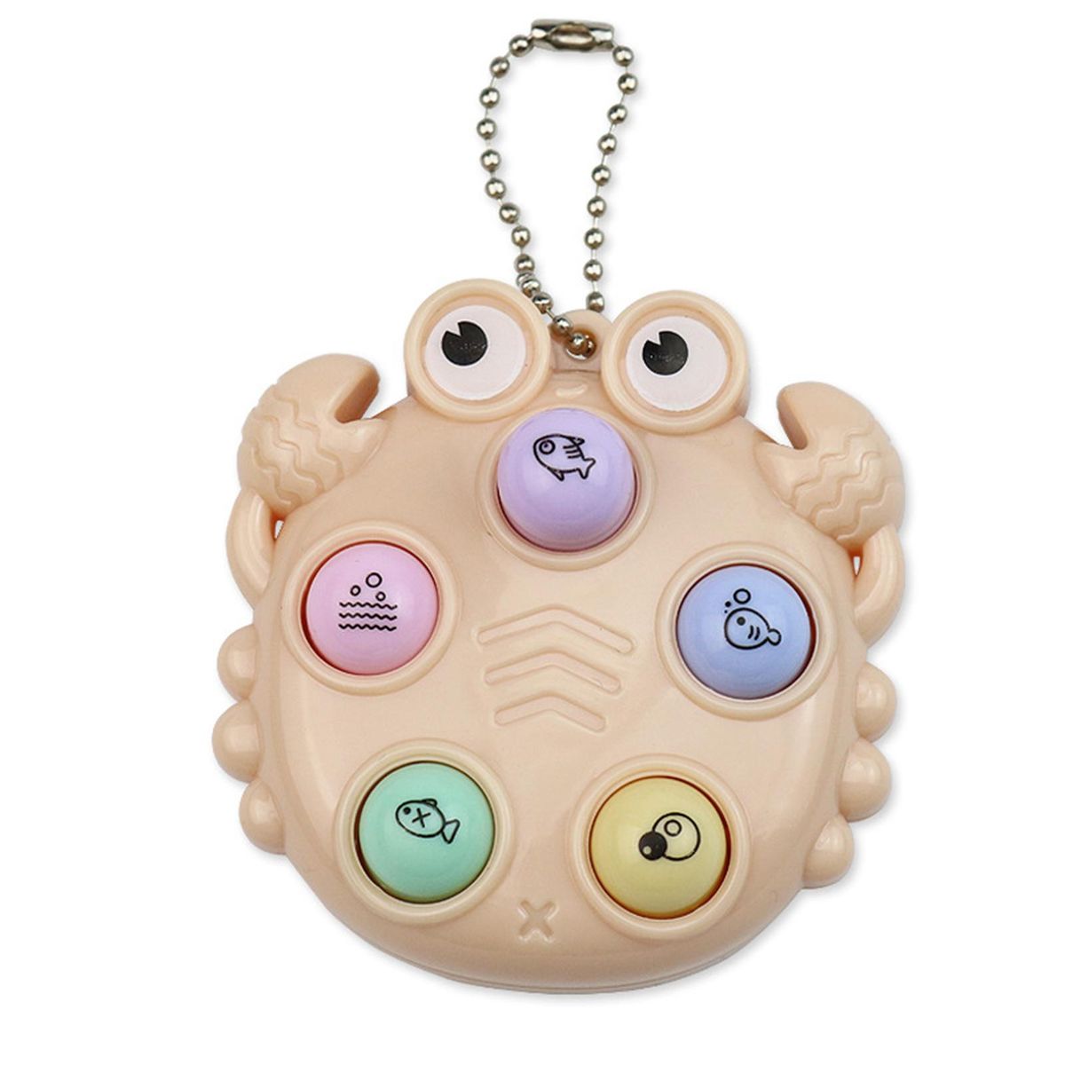 Keychain Children Game Console Toy Yellow