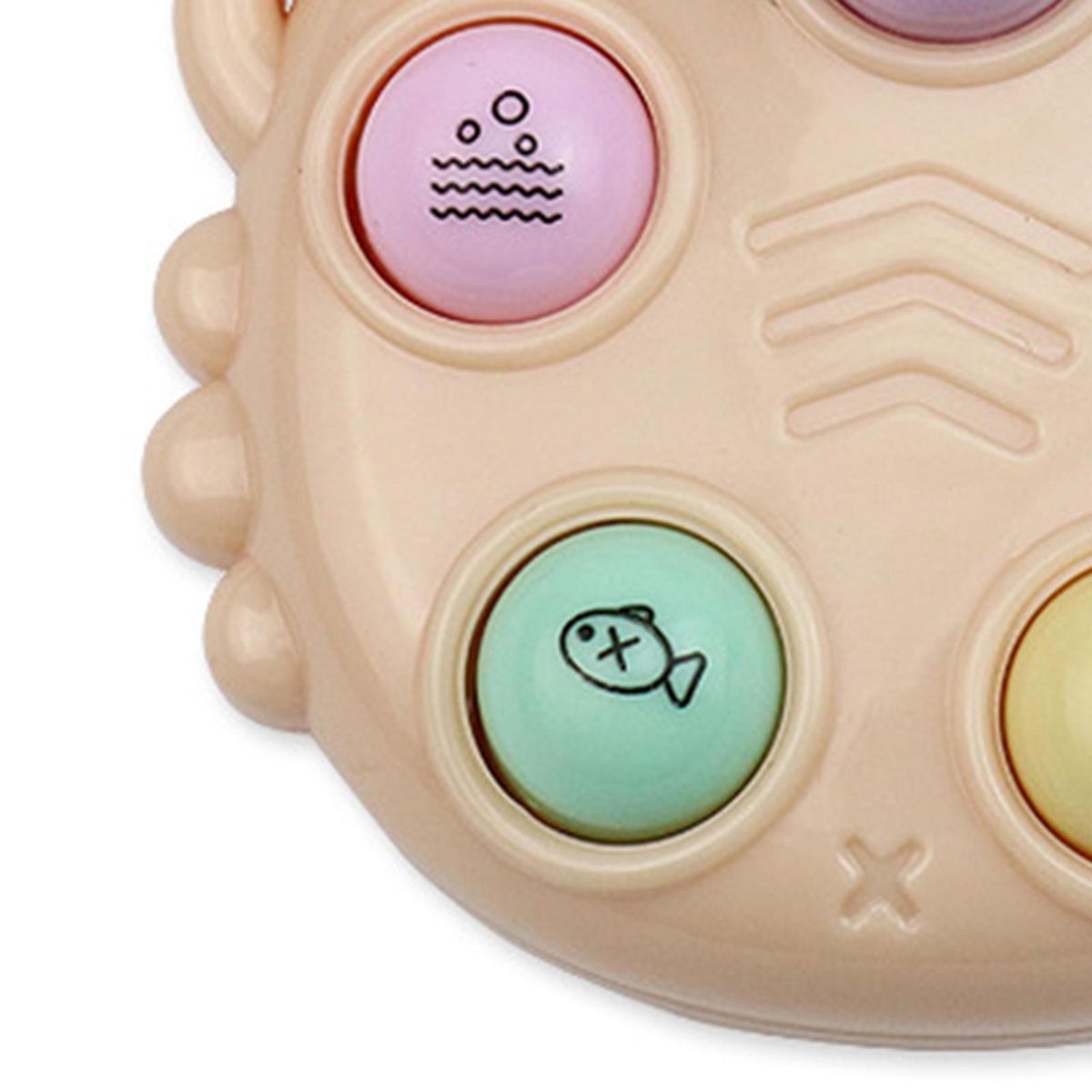 Keychain Children Game Console Toy Yellow