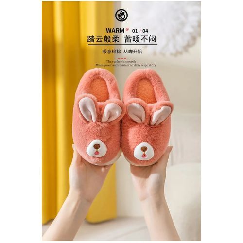 New Cotton Slippers Indoor Thermal Slippers