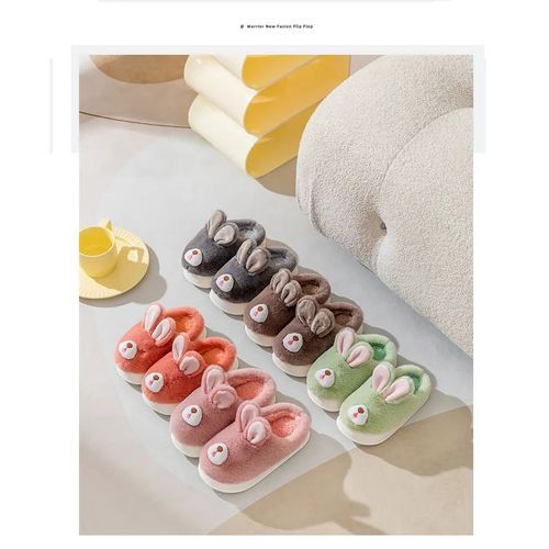 New Cotton Slippers Indoor Thermal Slippers