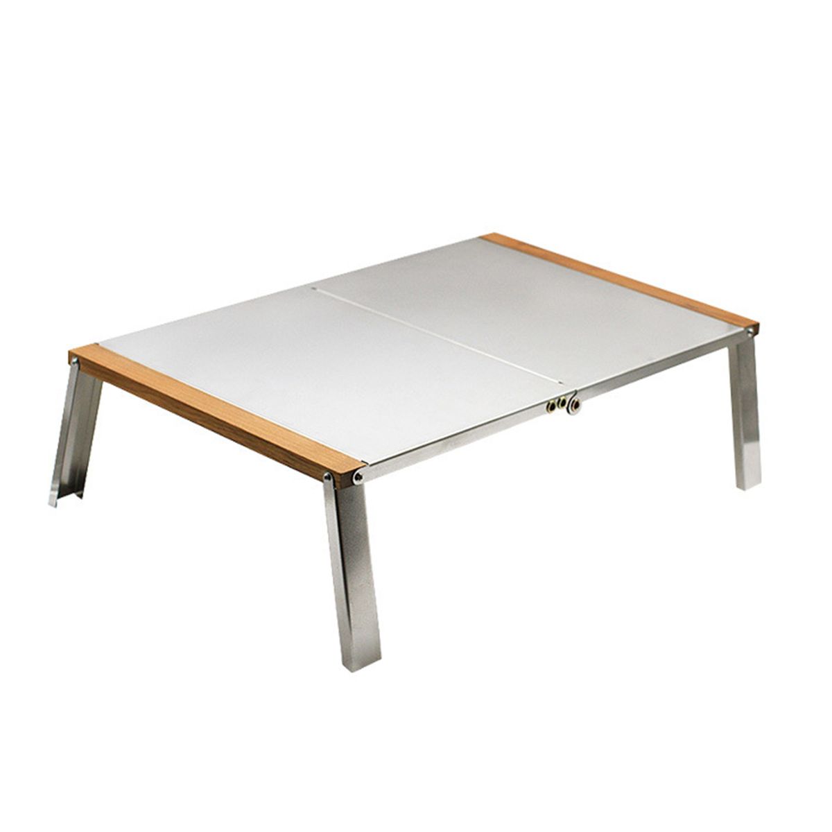 Folding Table With Carry Bag Stainless Steel Desk For BBQ
