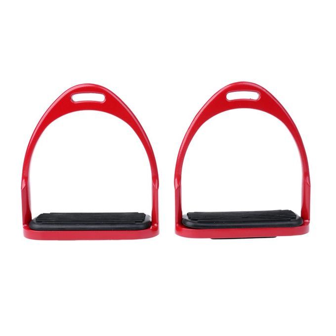 Aluminum S Horse Riding Anti Skid Lightweight Red