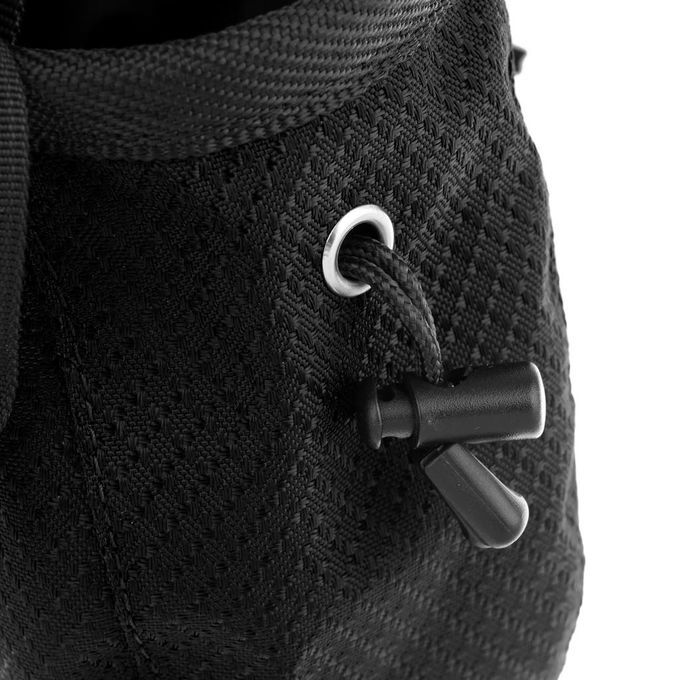 Outdoor Climbing Addict Chalk Bag W/ Adjustable Belt For Rock Black