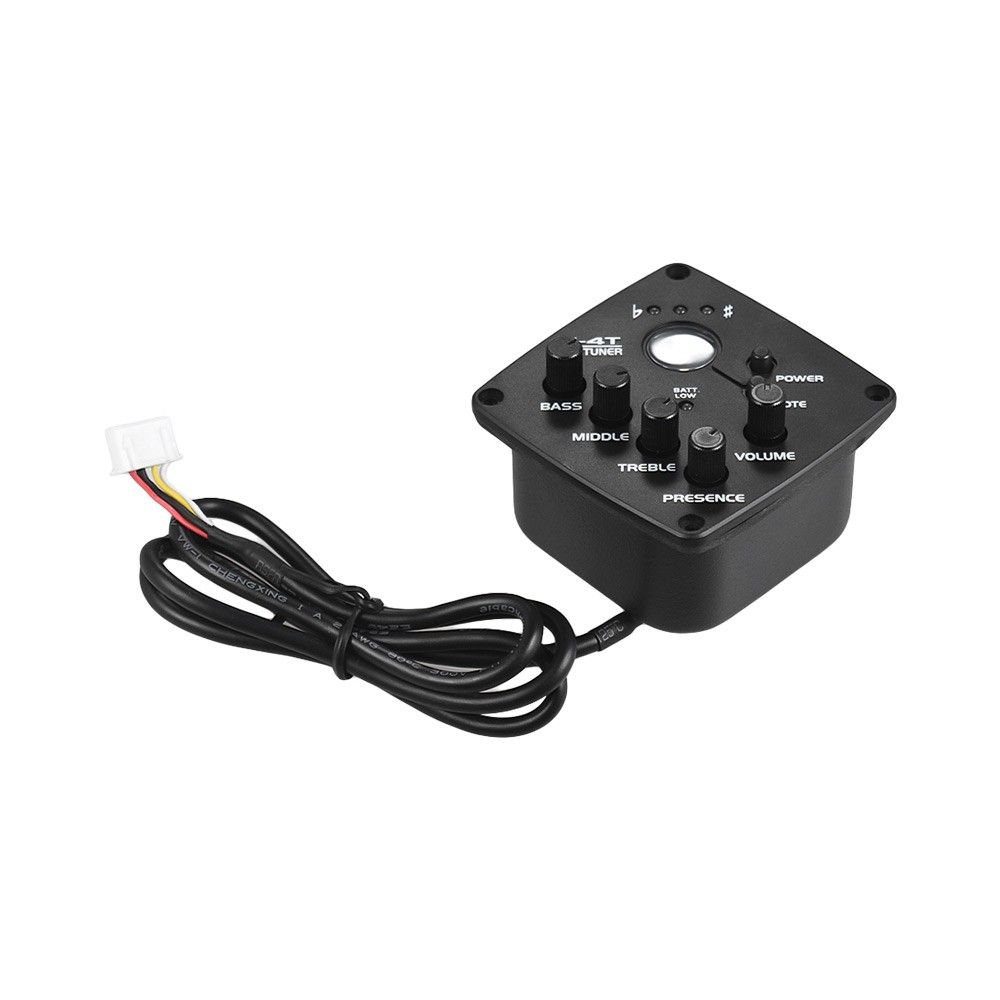 Acoustic Guitar 4-Band EQ Equalizer Tone And Volume