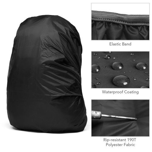 Waterproof Backpack Cover - Adjustable Bag Rain Cover