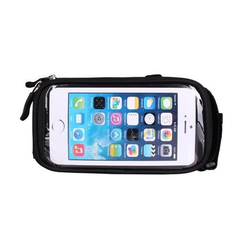 Bicycle Mobile Phone Pouch 5.7 Inch Touch Screen Top Frame Tube Storage Bag Cycling MTB Road Bike Bycicle Bags(#Blue)