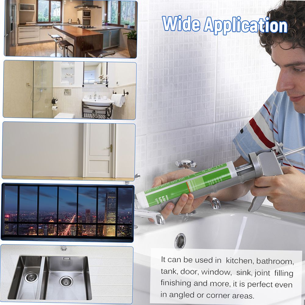 14pcs Caulking Finisher Stainless Steel Glue Nozzle Sealant