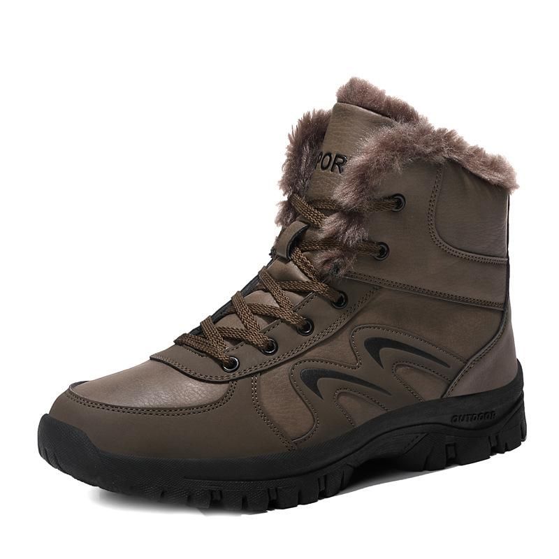 Winter Boots Work Shoes Men Waterproof Ankle Boots