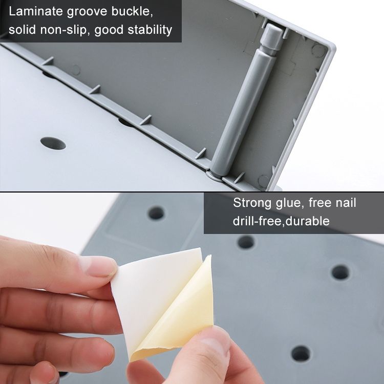 Bathroom Shelf 5 PCS Plastic Board Storage Shelf