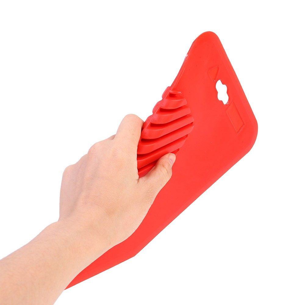 Large Red Rubber Bevel Painting Wall Brush Hand Scraper Wall