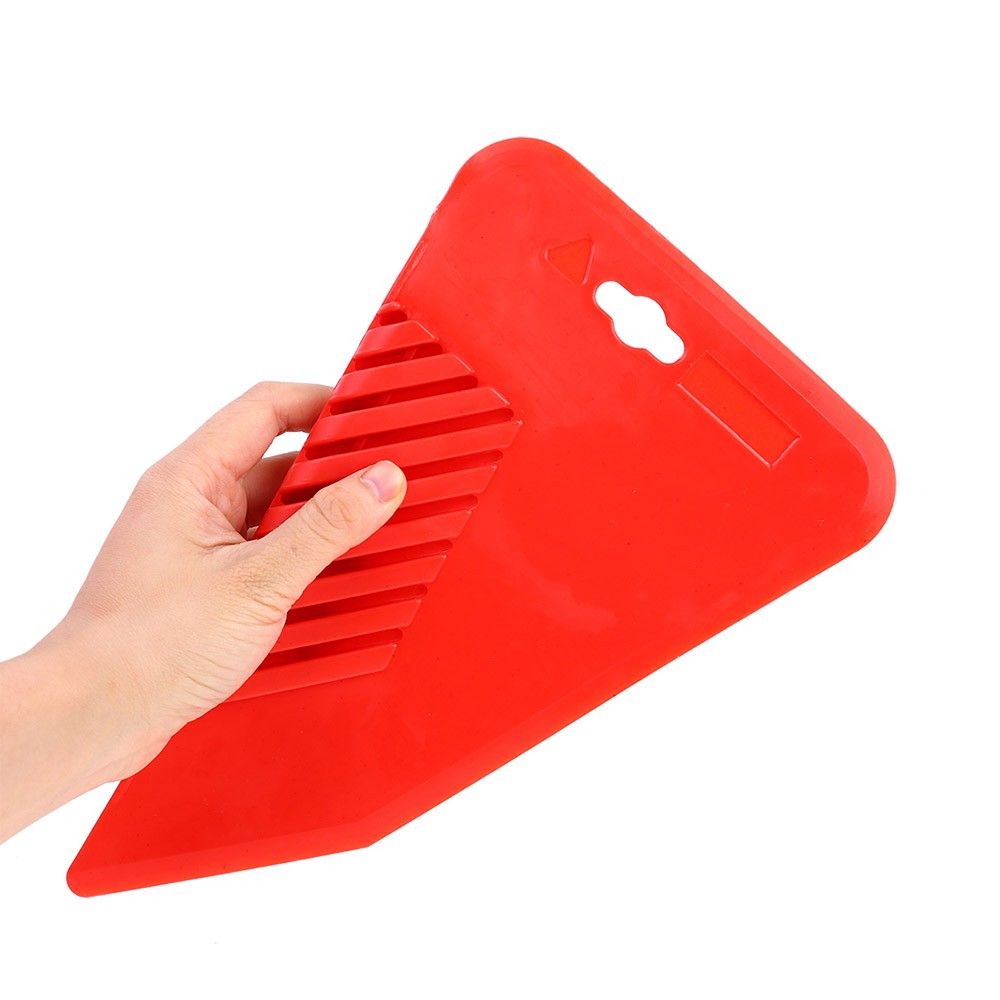 Large Red Rubber Bevel Painting Wall Brush Hand Scraper Wall