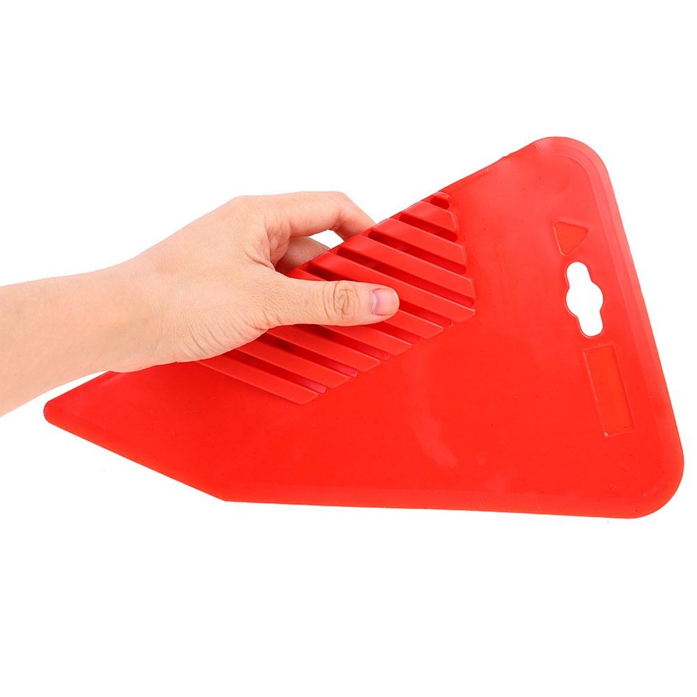 Large Red Rubber Bevel Painting Wall Brush Hand Scraper Wall