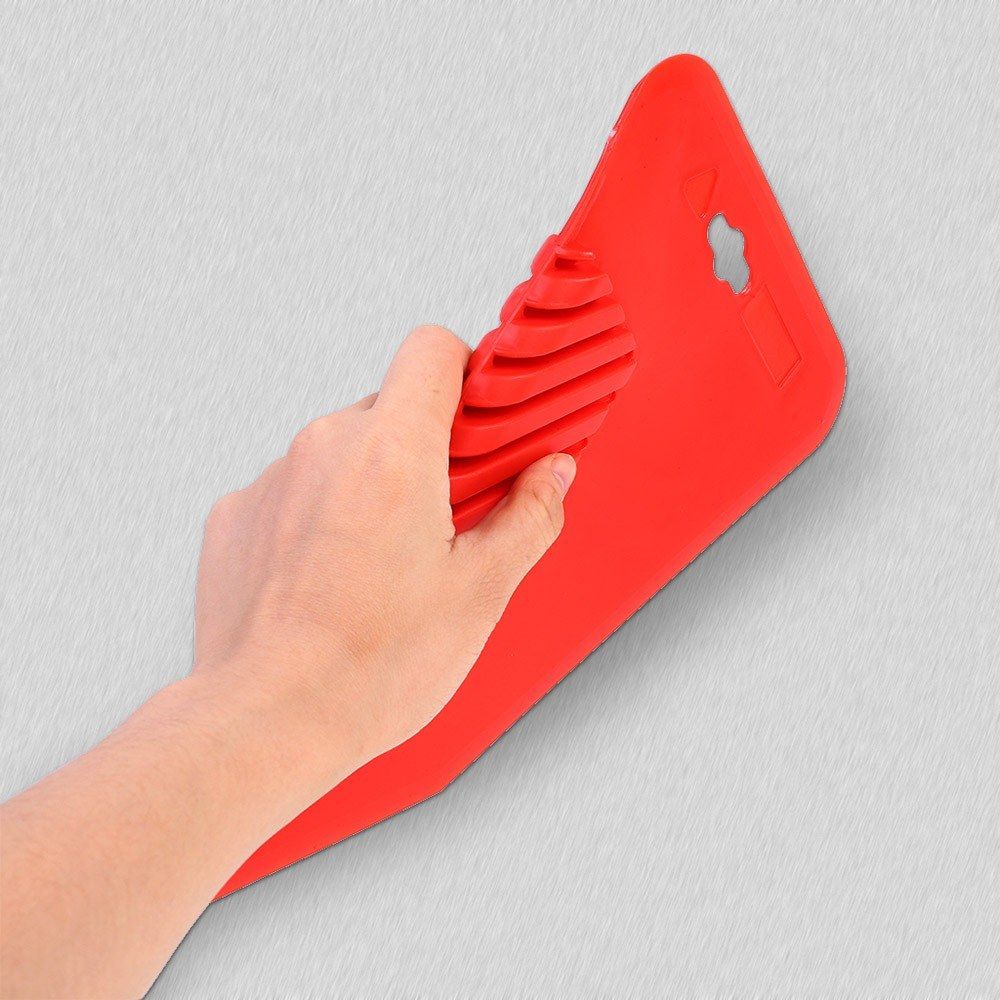 Large Red Rubber Bevel Painting Wall Brush Hand Scraper Wall