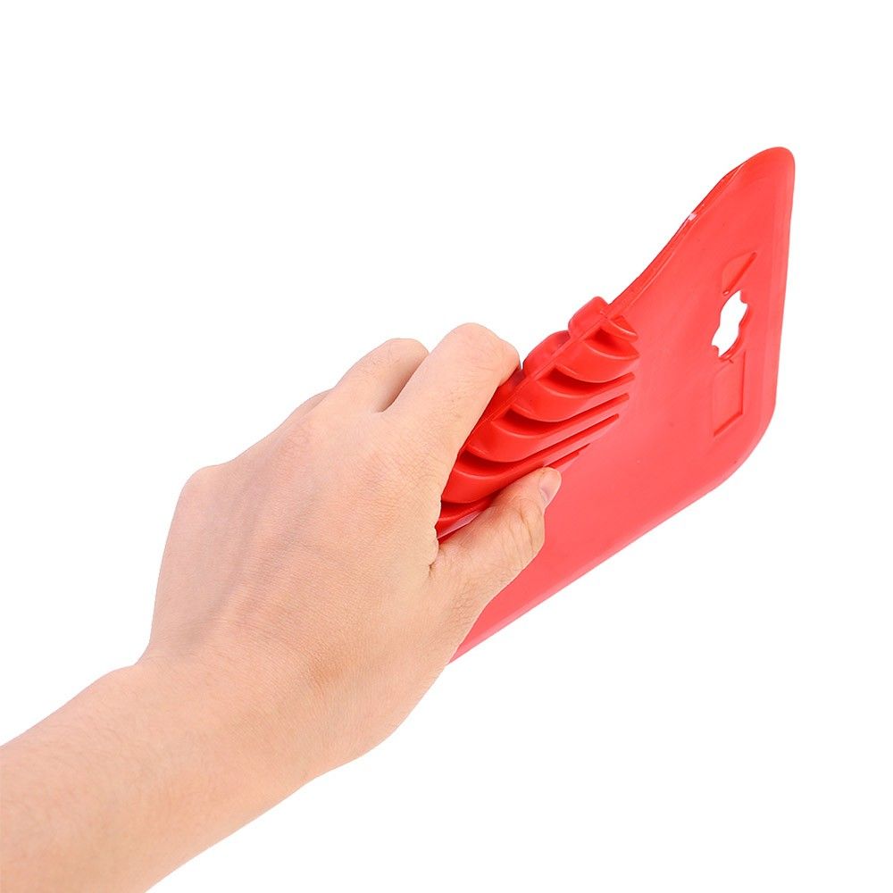 Large Red Rubber Bevel Painting Wall Brush Hand Scraper Wall