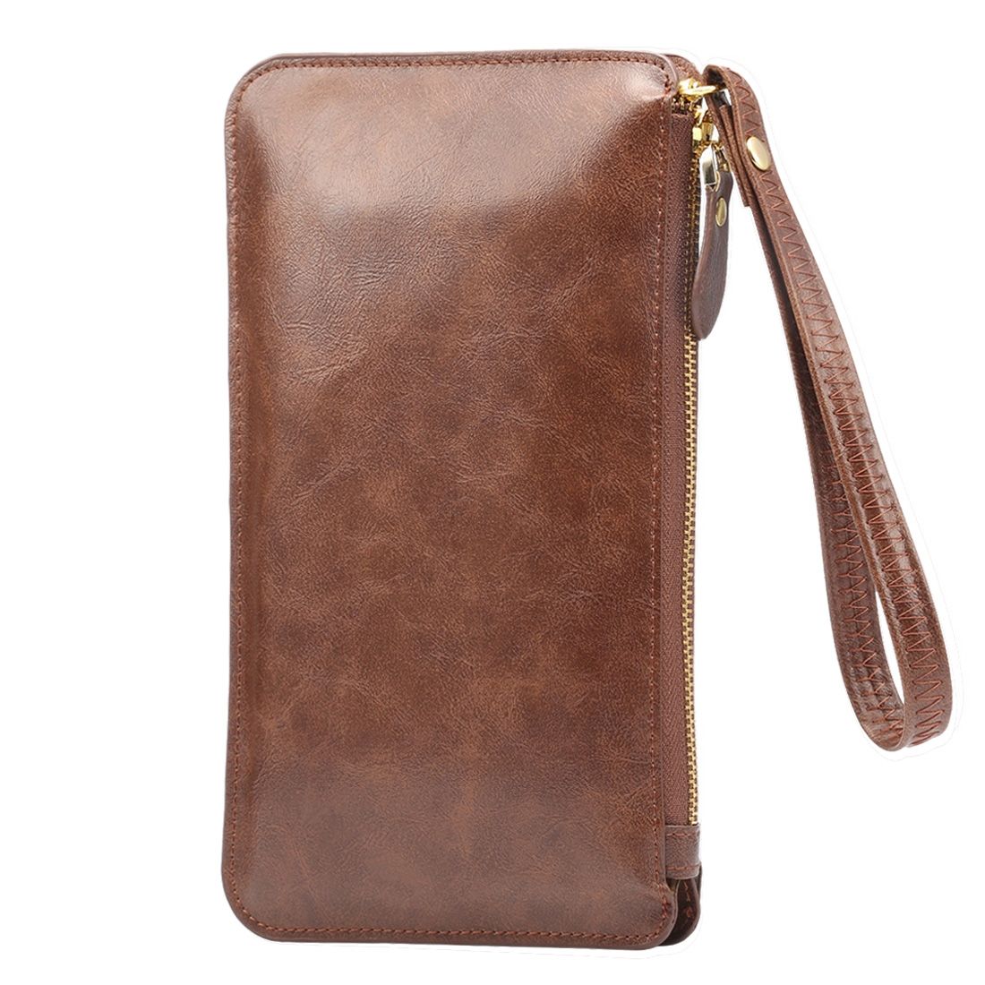 Universal Crazy Horse Texture Touch Screen Wallet Style PU Shoulder Bag