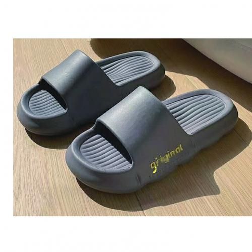 Men Gray Ginoairl Sleek Slippers
