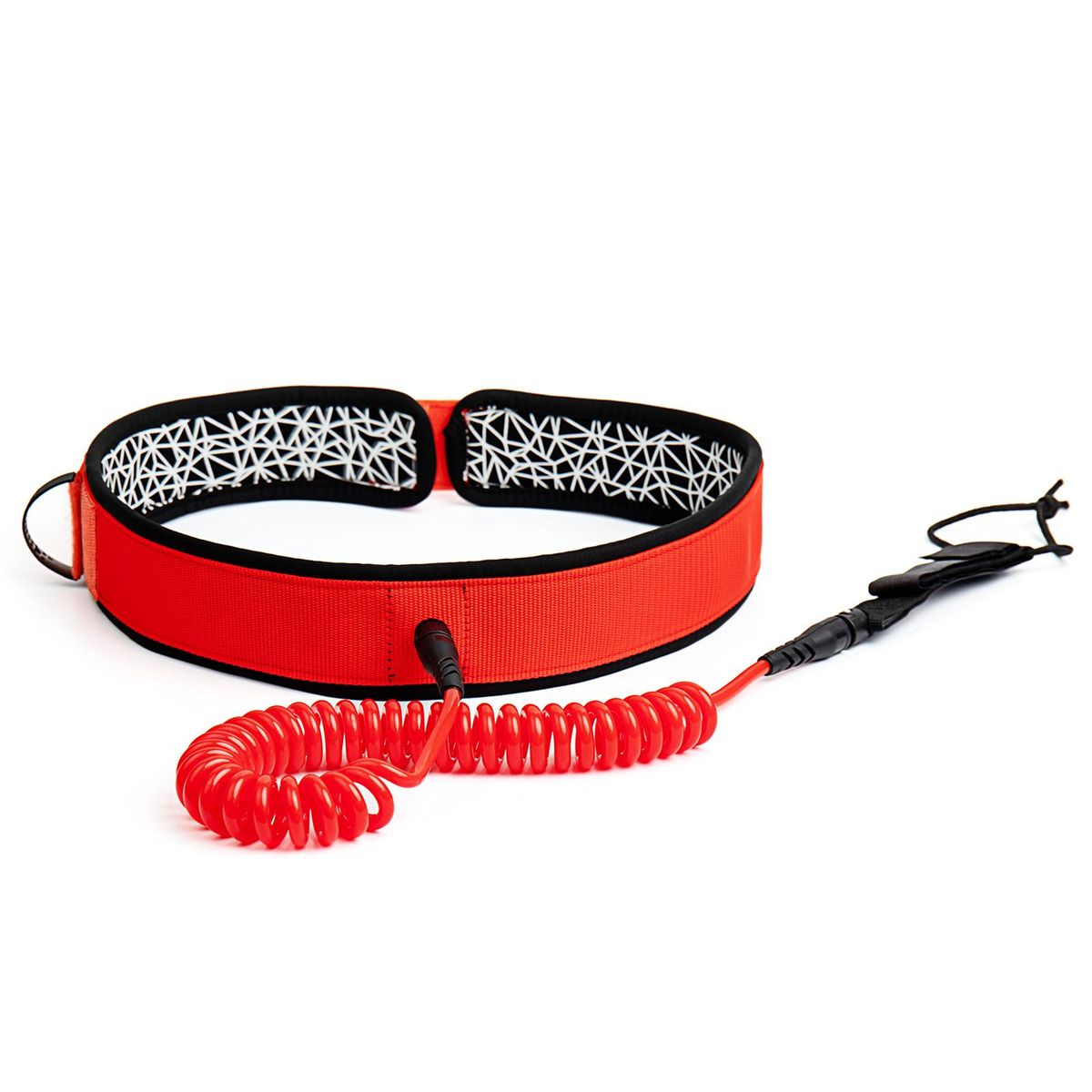 Surfboard Waist Leash 7mm Thick 10ft Coiled Surf Board Leash SUP Stand Up Paddleboard Leash