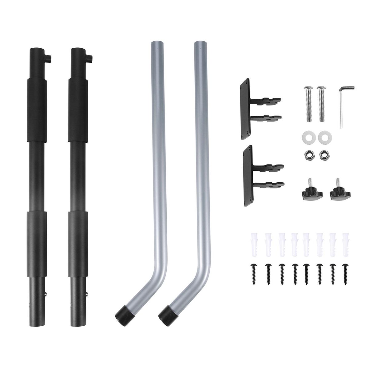 1 Pair of Wall Mount Storage Rack for Car Rooftop Cargo Box SUP Paddle Board