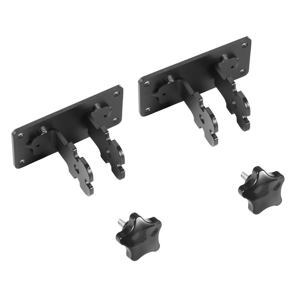 1 Pair of Wall Mount Storage Rack for Car Rooftop Cargo Box SUP Paddle Board