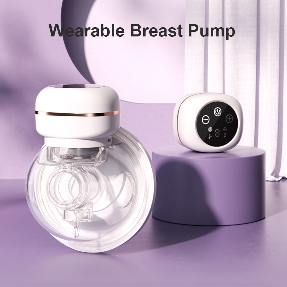 2pcs Wearable Breast Pump Portable Electric Breast Pump