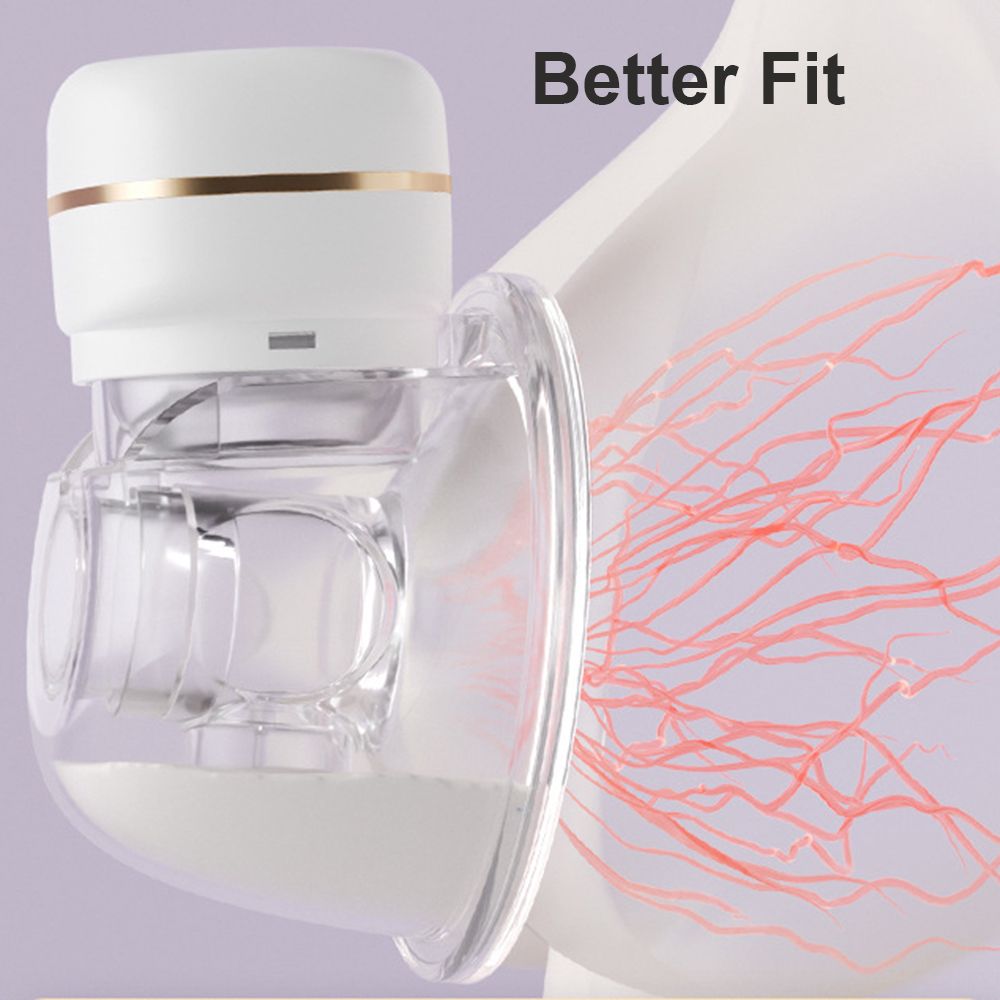 2pcs Wearable Breast Pump Portable Electric Breast Pump