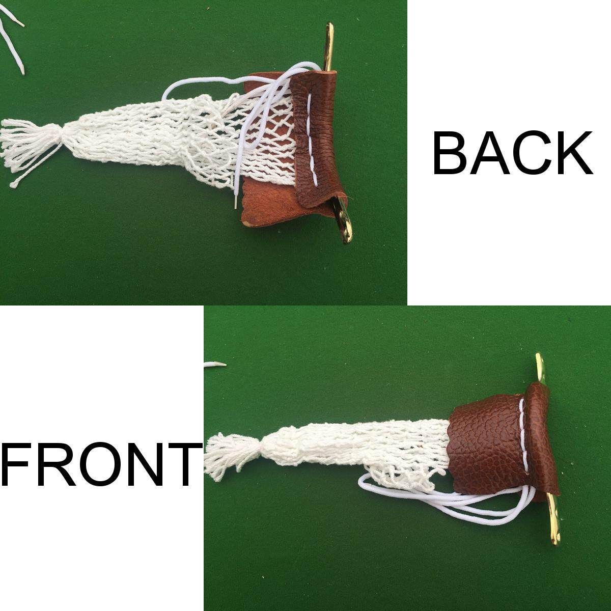 6Pcs/set Heavy Duty Pool Snooker Table Leather Mesh Pockets Billiard Net Protect