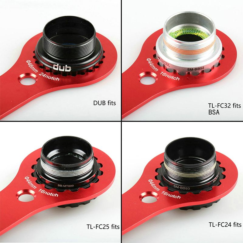 4 In 1 Bottom Bracket Wrench Tool Bike BB Repair Wrench For SRAM DUB BSA / FC-25 / FC-24 DUB-BSA Tool Bicycle Repair Tool