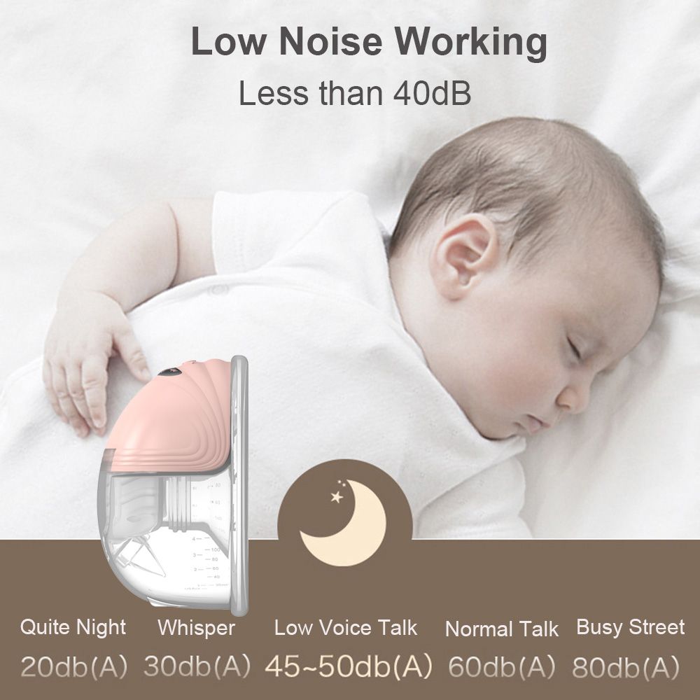 Wearable Breast Pump Breastfeeding,1 Set,24mm Flange,180ml